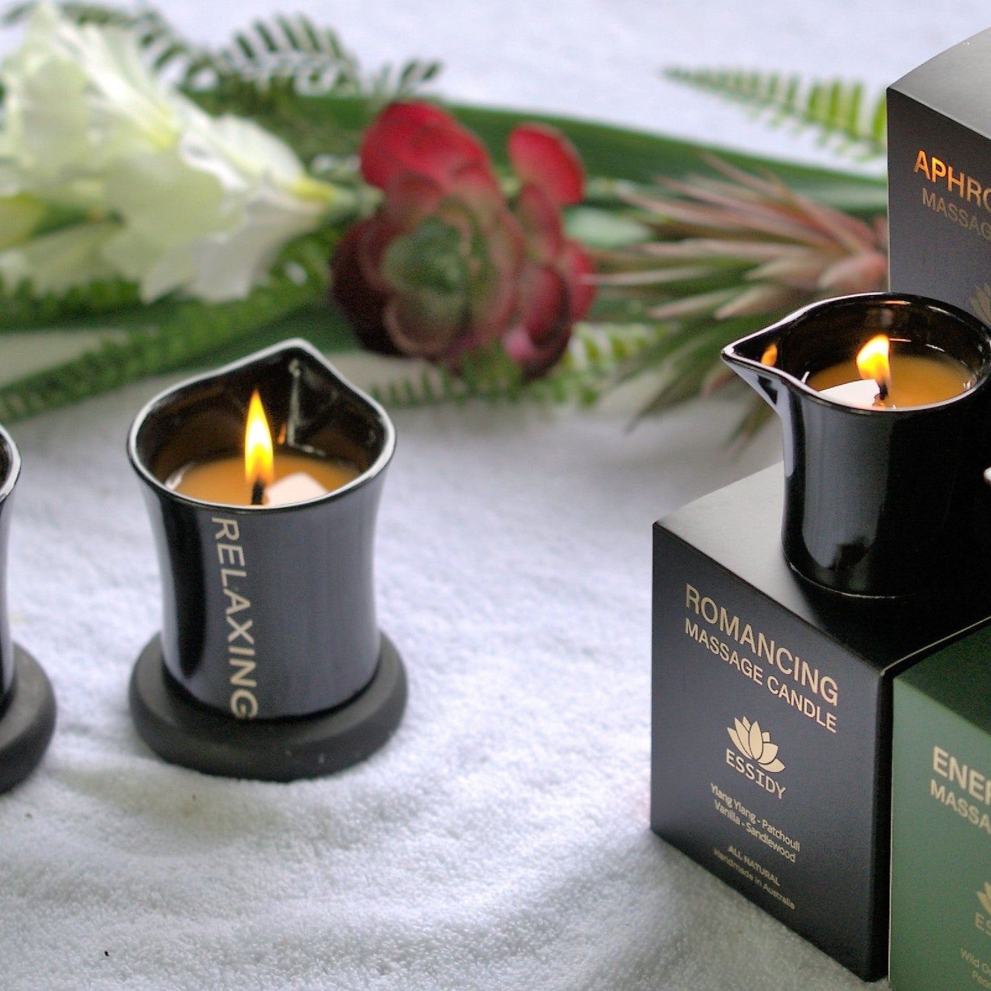 Relaxing Massage Oil Candle | Natural Body Oil