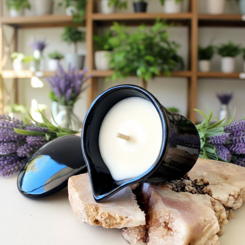 Relaxing Massage Oil Candle | Natural Body Oil