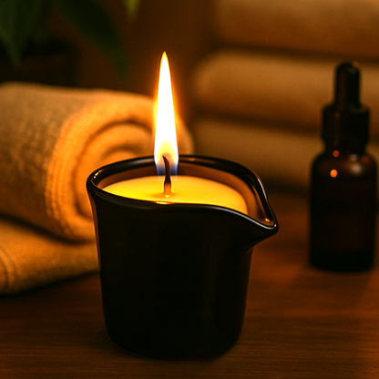 Massage Candle luxury natural wild orange lemon body oil candle