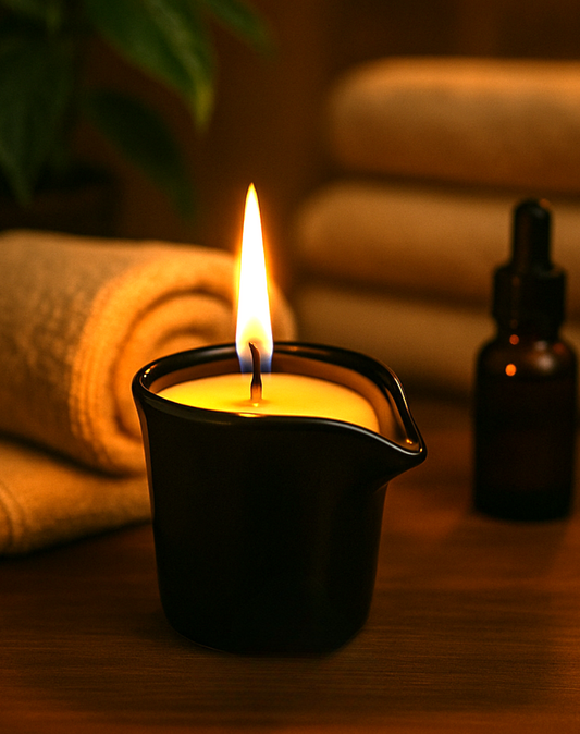 Massage Candle - luxury all-natural wild orange 