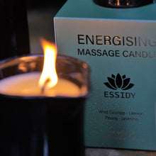 Load image into Gallery viewer, Massage Oil Candle | Energizing Aromatherapy | Enjoy 5-8 Full Body Massage Treatments | All Natural
