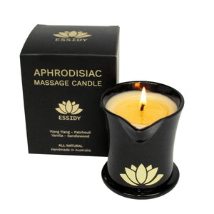 Massage Oil Candle | Aphrodisiac Blend | Enjoy 5-8 Full Body Massage Treatments | All Natural