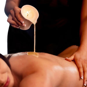 Massage Oil Candle | Aphrodisiac Blend | Enjoy 5-8 Full Body Massage Treatments | All Natural