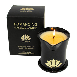 Massage Oil Candle | Romancing Blend | Enjoy 5-8 Full Body Massage Treatments | All Natural