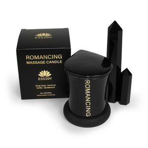 Massage Oil Candle | Romancing Aromatherapy | Enjoy 3-4 Full Body Massage Treatments | All Natural
