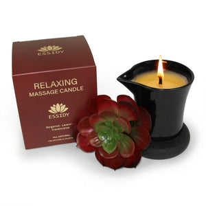 Massage Oil Candle | Relaxing Aromatherapy | Enjoy 5-8 Full Body Massage Treatments | All Natural